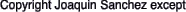 Copyright Joaquin Sanchez except